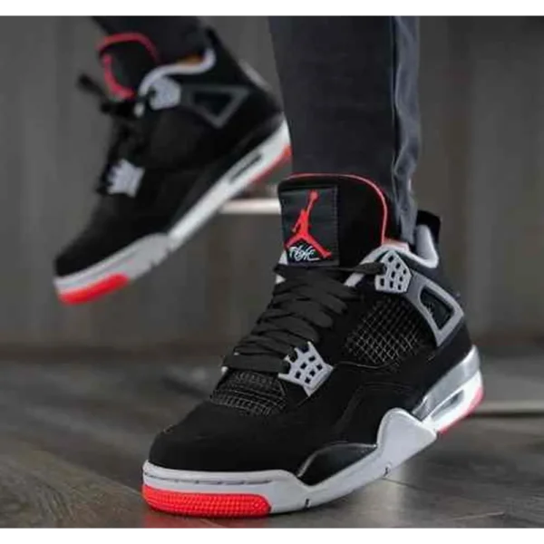 Classy Jordan Retro 4 Bred Shoes For Men (SHI244)