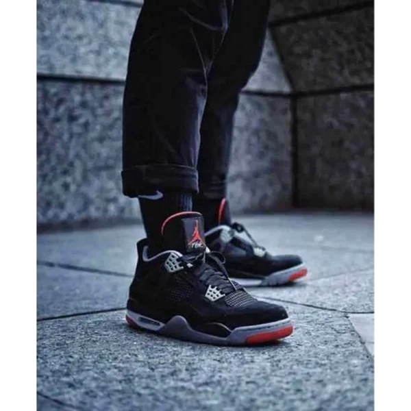 Classy Jordan Retro 4 Bred Shoes For Men (SHI244)