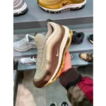 Classy Nike Air Max 97 Muslin Pink Foam Crepe Brown Shoes For Men (SHI163)