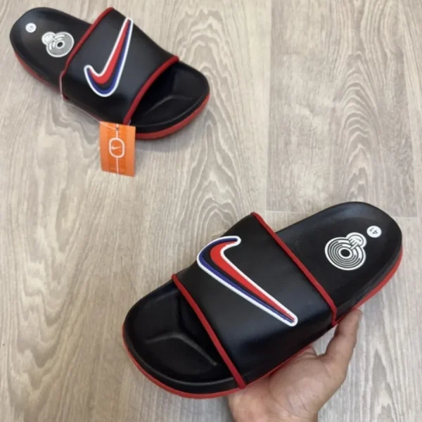 Classy Nike Air Max Cirro Black Red Multi Flip Flops For Men (BH1023)