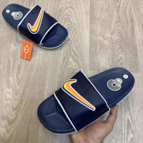 Classy Nike Air Max Cirro Midnight Navy White Flip Flops For Men (BH1024)