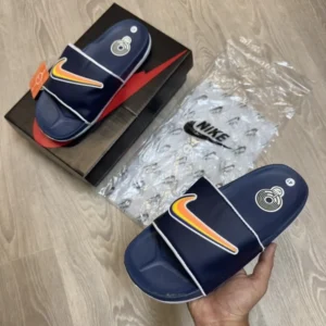 Classy Nike Air Max Cirro Midnight Navy White Flip Flops For Men (BH1024)