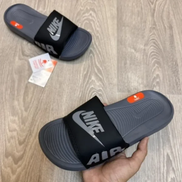 Classy Nike Air Victorie Grey Black Flip Flops For Men (BH1020) Classy Nike Air Victorie Grey Black Flip Flops For Men (BH1020)